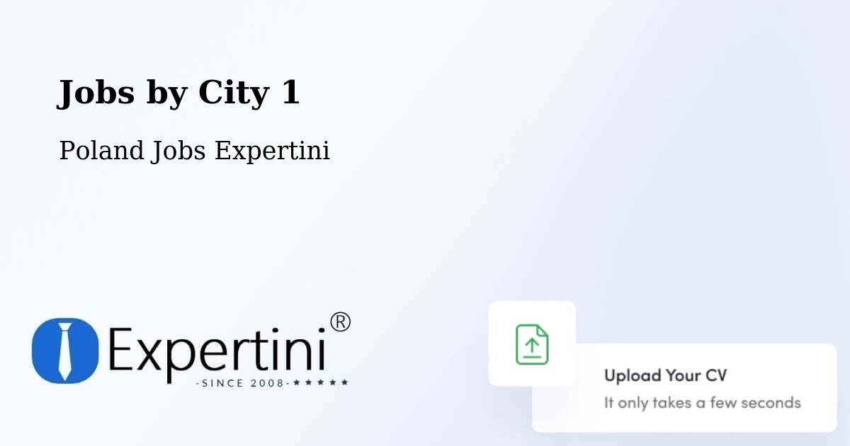 City Jobs in Poland - Expertini