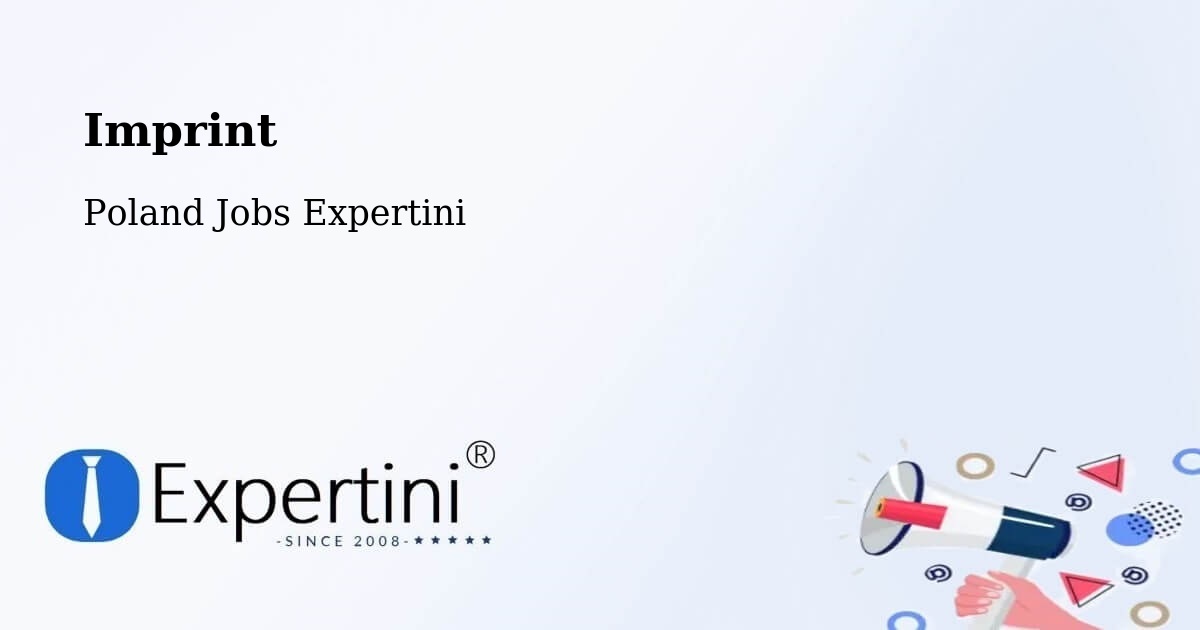 Imprint – Opalenica - Poland Jobs Expertini